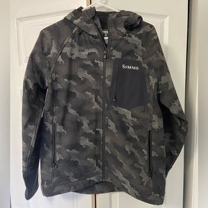 Simms digi camo hoodie soft shell